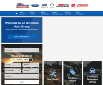 Allamericanautosalesgroup.com(All American Auto Group) Screenshot