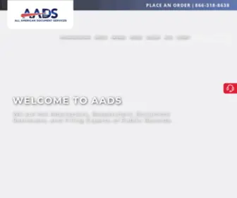 Allamericandocs.com(All American Document Services) Screenshot