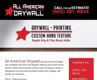 Allamericandrywallsd.com(All American Drywall) Screenshot