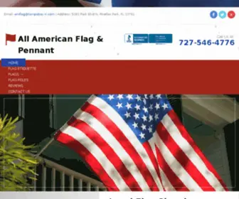 Allamericanflagandpennant.com(Flag Shop) Screenshot