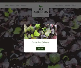 Allamericangreens.com(All American Greens) Screenshot