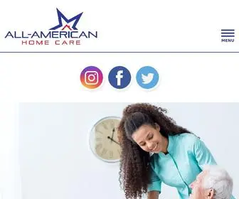 Allamericanhomecare.com(Home Care in Rocky Mount) Screenshot