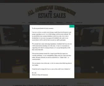 Allamericanliquidationandestatesales.com(All American Liquidation & Estate Sales of Las Vegas) Screenshot