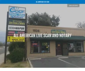 Allamericanlivescan.com(All American Live Scan and Notary) Screenshot