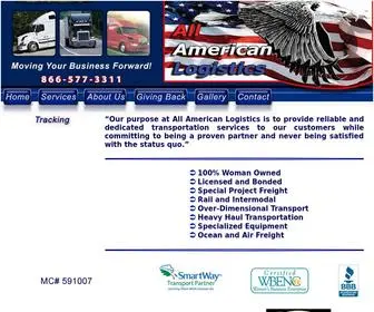 Allamericanlogistics.com(All American Logistics) Screenshot