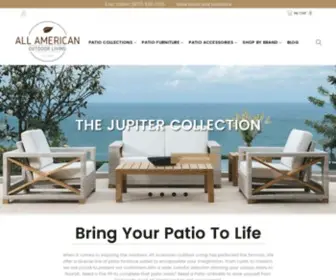 Allamericanoutdoorliving.com(All American Outdoor Living & Patio Furniture) Screenshot