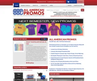 Allamericanpromos.com(Allamericanpromos) Screenshot