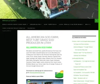 Allamericansod.com(All American Sod Farm) Screenshot