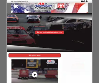 Allamericanspeedway.com(All American Speedway) Screenshot