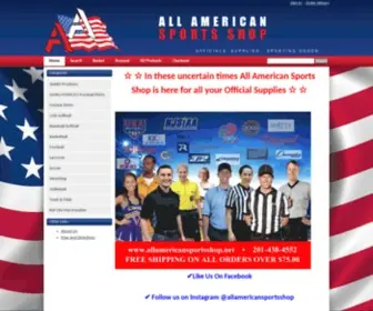 Allamericansportsshop.net(All American Sports) Screenshot