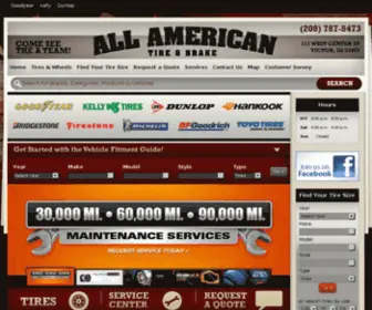 Allamericantireandbrake.com(All American Tire & Brake) Screenshot