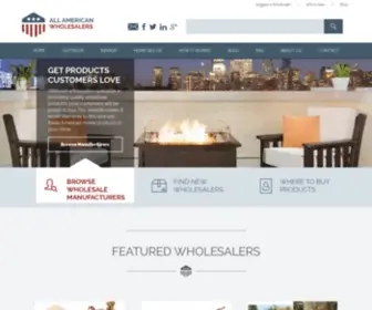 Allamericanwholesalers.com(All American Wholesalers and Manufacturers) Screenshot