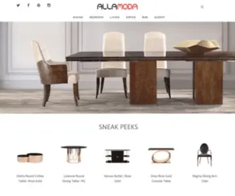 Allamodafurniture.com(Allamoda Furniture) Screenshot
