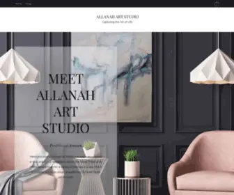 Allanahartstudio.com(Allanah Art Studio) Screenshot