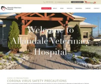 Allandalevet.com(Allandale Vet) Screenshot