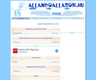 Allandoallasok.hu(Ez a domain név eladó) Screenshot