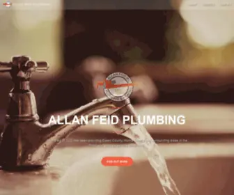 Allanfeidplumbing.com(Plumbing & Heating) Screenshot