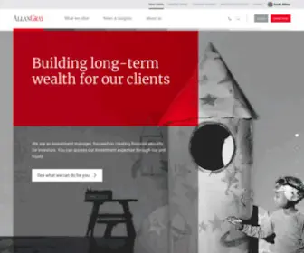 Allangray.co.za(Allan Gray) Screenshot