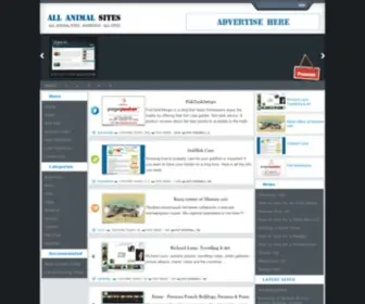 Allanimalsites.com(All Animal Sites) Screenshot