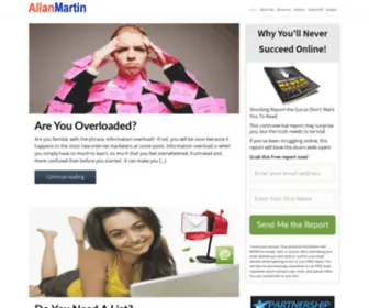 Allanmartin.com(Marketing Journey) Screenshot