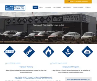 Allanmiller.com.au(Truck Driver Training Adelaide) Screenshot