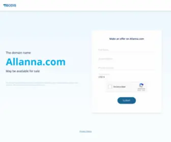 Allanna.com(Allanna) Screenshot