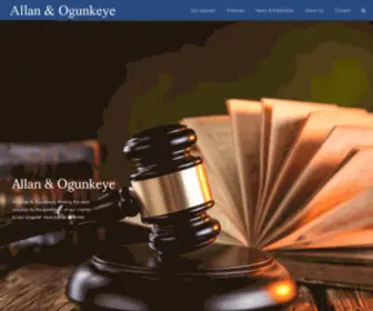 Allanogunkeye.com(Legal Practitioners) Screenshot