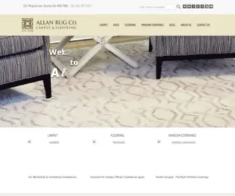 Allanrug.com(Allan Rug Company) Screenshot