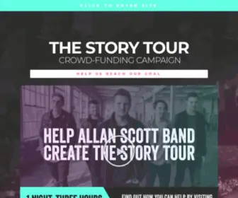 Allanscottmusic.com(The Story Tour (Cover Page)) Screenshot