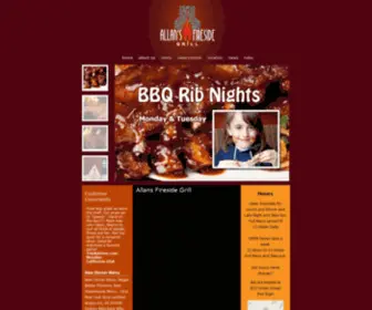 Allansfiresidegrill.com(Allan's Fireside Grill Port Elgin Ontario) Screenshot