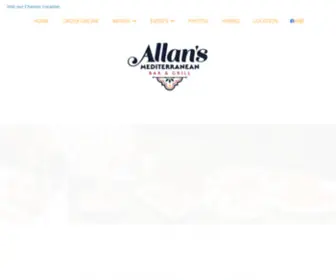 Allansmediterraneangrill.com(Allan’s Mediterranean Bar and Grill) Screenshot