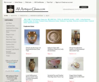 Allantiqueglass.com(We sell ALL TYPES OF GLASS) Screenshot