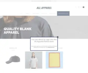 Allapparel.com.au(Blank Tees) Screenshot