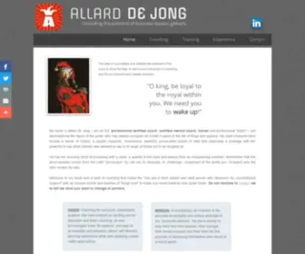 Allarddejong.com(Flash Intro Page) Screenshot