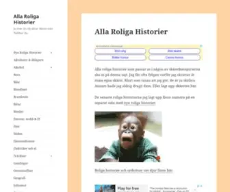 Allaroligahistorier.se(Alla Roliga Historier) Screenshot
