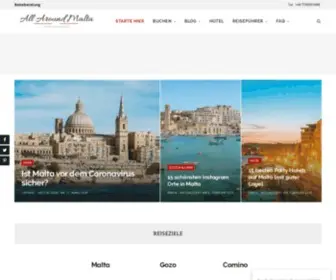 Allaroundmalta.de(All Around Malta) Screenshot
