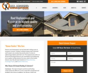 Allaroundroofing.com(Roofing Contractors Denver) Screenshot