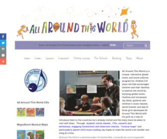 Allaroundthisworld.com(Online education for kids) Screenshot