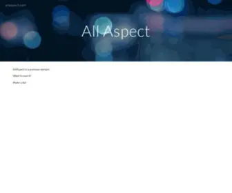 Allaspect.com(Allaspect) Screenshot