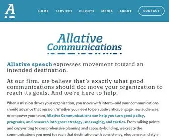 Allativecommunications.com(Allative Communications) Screenshot