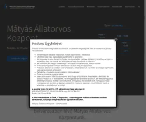 Allatorvosdunaharaszti.hu(Főoldal) Screenshot