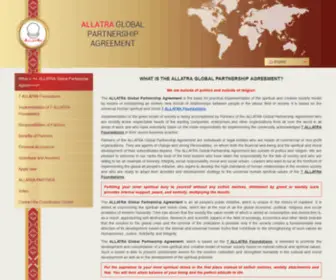 Allatra-Partner.org(ALLATRA Global Partnership Agreement) Screenshot