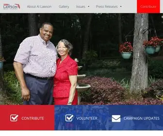 Allawson.com(Al Lawson for Congress) Screenshot