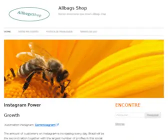 Allbagshop.com(Buy a Domain Name) Screenshot