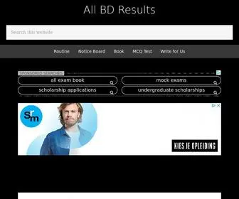 Allbdresults.com(Results) Screenshot