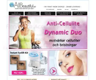 Allbeautiful.se(Hudvård) Screenshot