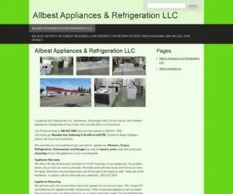 Allbestappliances.net(Allbest Appliances & Refrigeration LLC) Screenshot