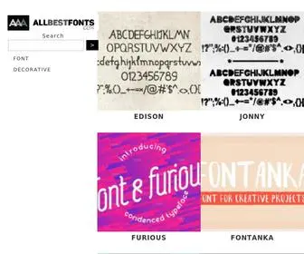 Allbestfonts.com(Fonts must be best. On our site you can download free suitable for any project. The font) Screenshot