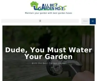 Allbestgardenhoses.com(Maintain your garden with best garden hoses) Screenshot