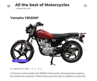 Allbestmoto.com(All the best of Motorcycles) Screenshot